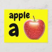 a - appelfleskaart briefkaart (Voorkant)