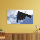 A B-2-spiriën tijdens de vlucht Canvas Afdruk (Insitu (Woonkamer))