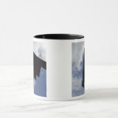 A B-2-spiriën tijdens de vlucht Mok (Midden)