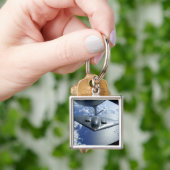 A B-2-spiriën worden in de positie gebracht voor h Sleutelhanger (Hand)