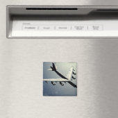 A B-52 Stratofort tijdens de vlucht Magneet (Insitu (Vaatwasser))