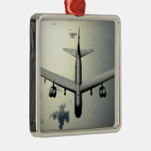 A B-52 Stratofort tijdens vlucht 2 Metalen Ornament (Rechts)