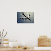 A B-52 Stratofort tijdens vlucht 2 Poster (Keuken)