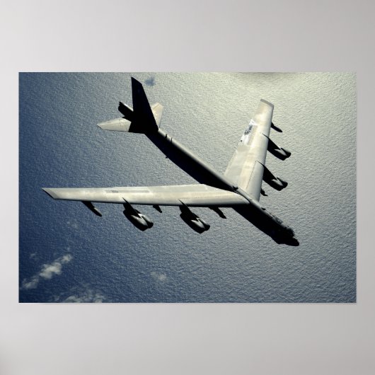 A B-52 Stratofort tijdens vlucht 2 Poster (Voorkant)