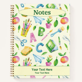 A B C Schoolschool Waterverf Notitieboek