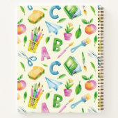 A B C Schoolschool Waterverf Notitieboek (Achterkant)