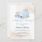 A Baby Boy Is Brewing Tea Party Baby Shower  Kaart (Voorkant)