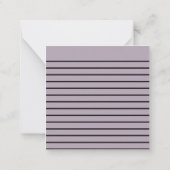 A Baby Brewing Notitiekaartje (Achterkant)