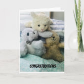 ***A BABY*** GEFELICITEERD MET "U" KAART (Voorkant)