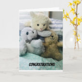 ***A BABY*** GEFELICITEERD MET "U" KAART (Gele Bloem)