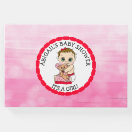 A Baby Girl en haar Teddy Bear Baby shower Gastenboek