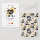 A Baby is Brewing Baby Shower Diaper Raffle Informatiekaartje (Voorkant / Achterkant)