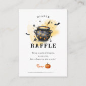 A Baby is Brewing Baby Shower Diaper Raffle Informatiekaartje (Voorkant)