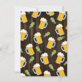 A Baby is Brewing Baby Shower Invitations Kaart (Achterkant)