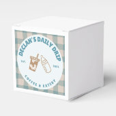 A Baby is Brewing Baby Shower Party Favor Box Bedankdoosjes (Voorkant Zijde)
