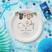 A Baby is Brewing' Coffee Baby Shower Papieren Bordje (Feest)
