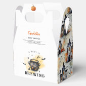 A Baby is Brewing Halloween Cauldron Baby Shower Bedankdoosjes (Geopend)