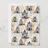 A Baby is Brewing Halloween Cauldron Baby Shower Kaart (Achterkant)