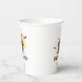 A Baby is Brewing Halloween Cauldron Baby Shower Papieren Bekers (Links)