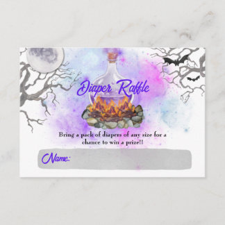 A Baby is Brouwen - Luier Raffle Kaarten