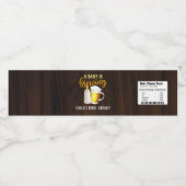 A Baby is Brouwen Water Bottle Label - Aangepast Waterfles Etiket (Enkel label)