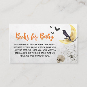 A Baby is het brouwen van Sinaasappel Halloween bo Informatiekaartje