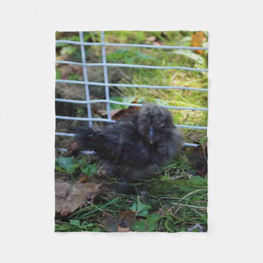 A Baby Silkie Fleece Deken (Voorkant)