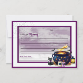 A Baby's Brewing _Advice for Mommy Card Notitiekaartje