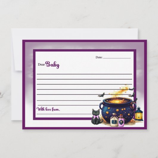 A Baby's Brewing _Dear Baby Card Notitiekaartje (Voorkant)