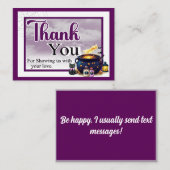 A Baby's Brewing Notitiekaartje (Voorkant / Achterkant)