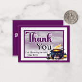 A Baby's Brewing Notitiekaartje (Voorkant / Achterkant in situ)