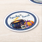 A Baby's Brewing Paper Coaster Ronde Kartonnen Onderzetter (Gebogen)