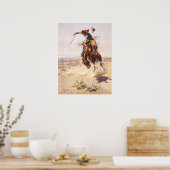 A Bad Hoss Charles Russell Fine Art Poster (Keuken)