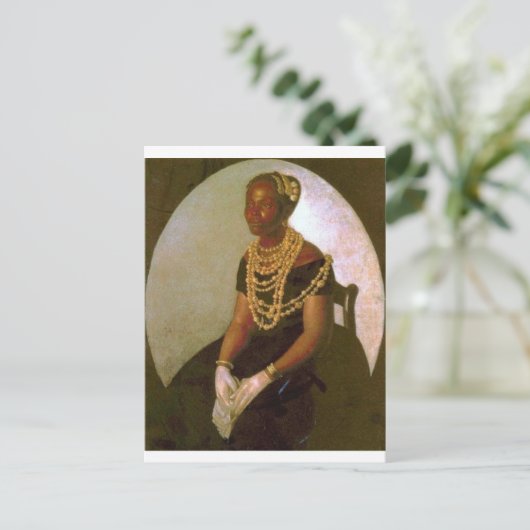 A Baiana Woman Briefkaart (Staand voorkant)