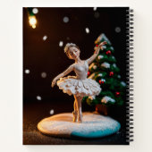 a ballerina dream clay modeling at christmas with notitieboek (Achterkant)