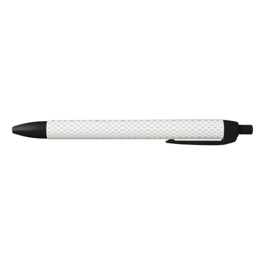 A ballpoint pen with a white, textured barrel  (Bodem)
