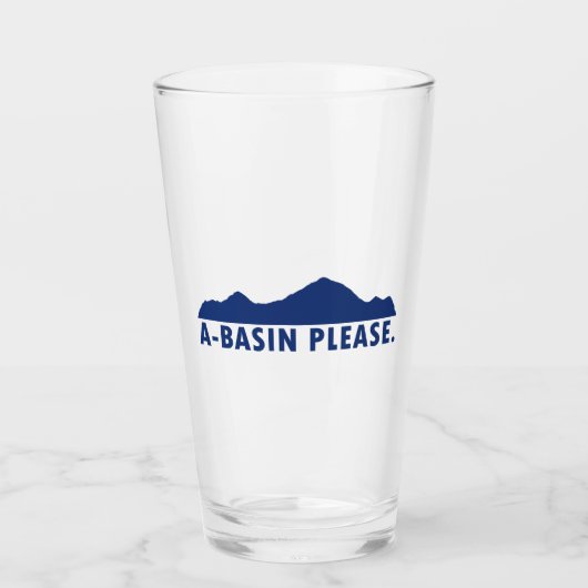 A-Basin alstublieft Glas (Voorkant)