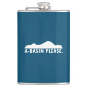 A-Basin alstublieft Heupfles (Voorkant)