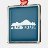 A-Basin alstublieft Metalen Ornament (Links)