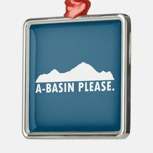 A-Basin alstublieft Metalen Ornament (Links)