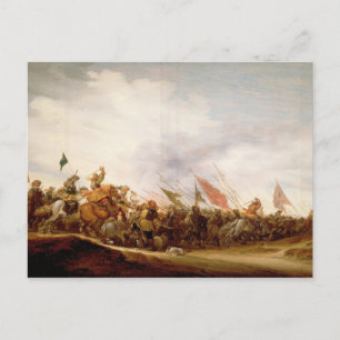 A Battle Scene, 1653 Briefkaart