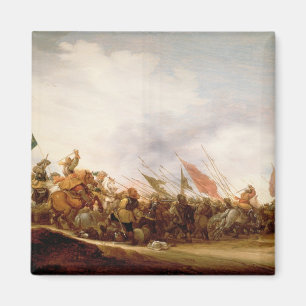 A Battle Scene, 1653 Magneet