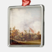 A Battle Scene, 1653 Metalen Ornament (Links)