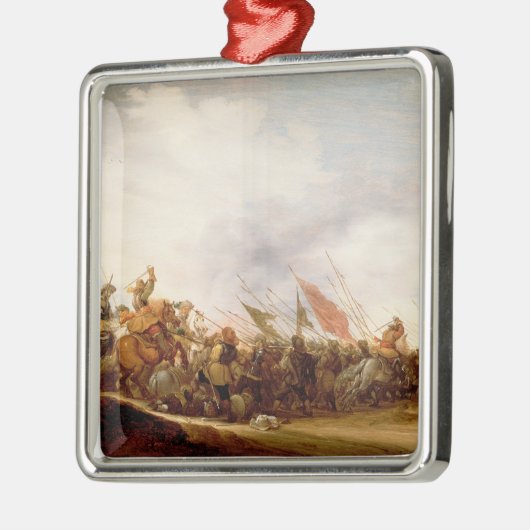 A Battle Scene, 1653 Metalen Ornament (Links)