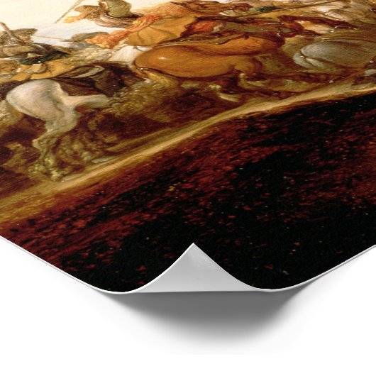 A Battle Scene, 1653 Poster (Hoek)