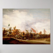 A Battle Scene, 1653 Poster (Voorkant)