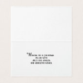 A Beary Merry Christmas Kaart (Binnenkant ongevouwen)