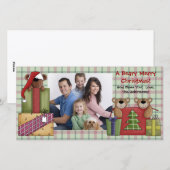 A Beary Merry Kerstkaarten Feestdagenkaart (Voorkant / Achterkant)