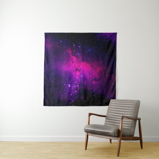 A beautiful, bright space nebula. background,abstr wandkleed (In Situ (horizontaal))