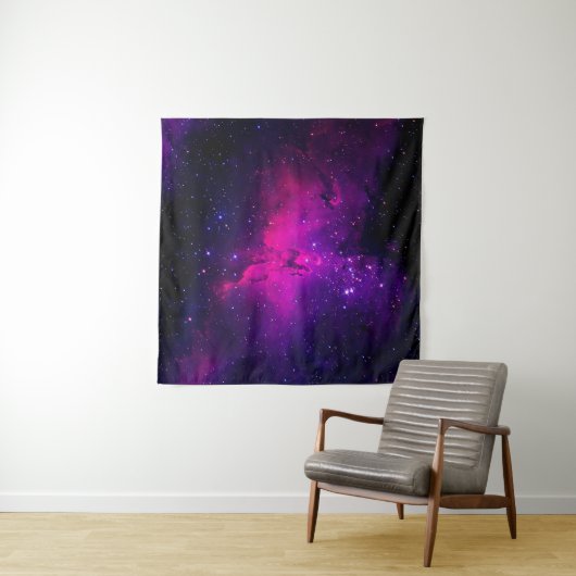 A beautiful, bright space nebula. background,abstr wandkleed (In situ)